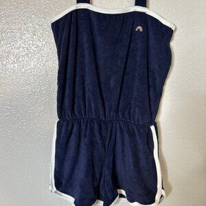 Gap- girl's medium short romper blue